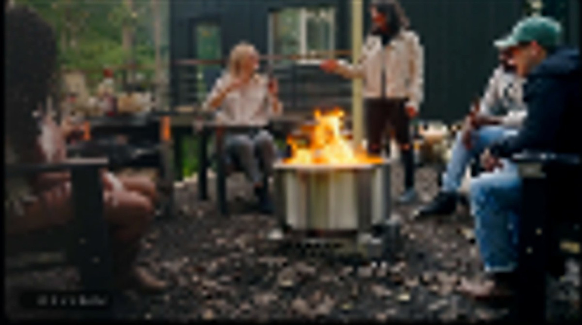 Outdoor cooking space with an inviting grill station