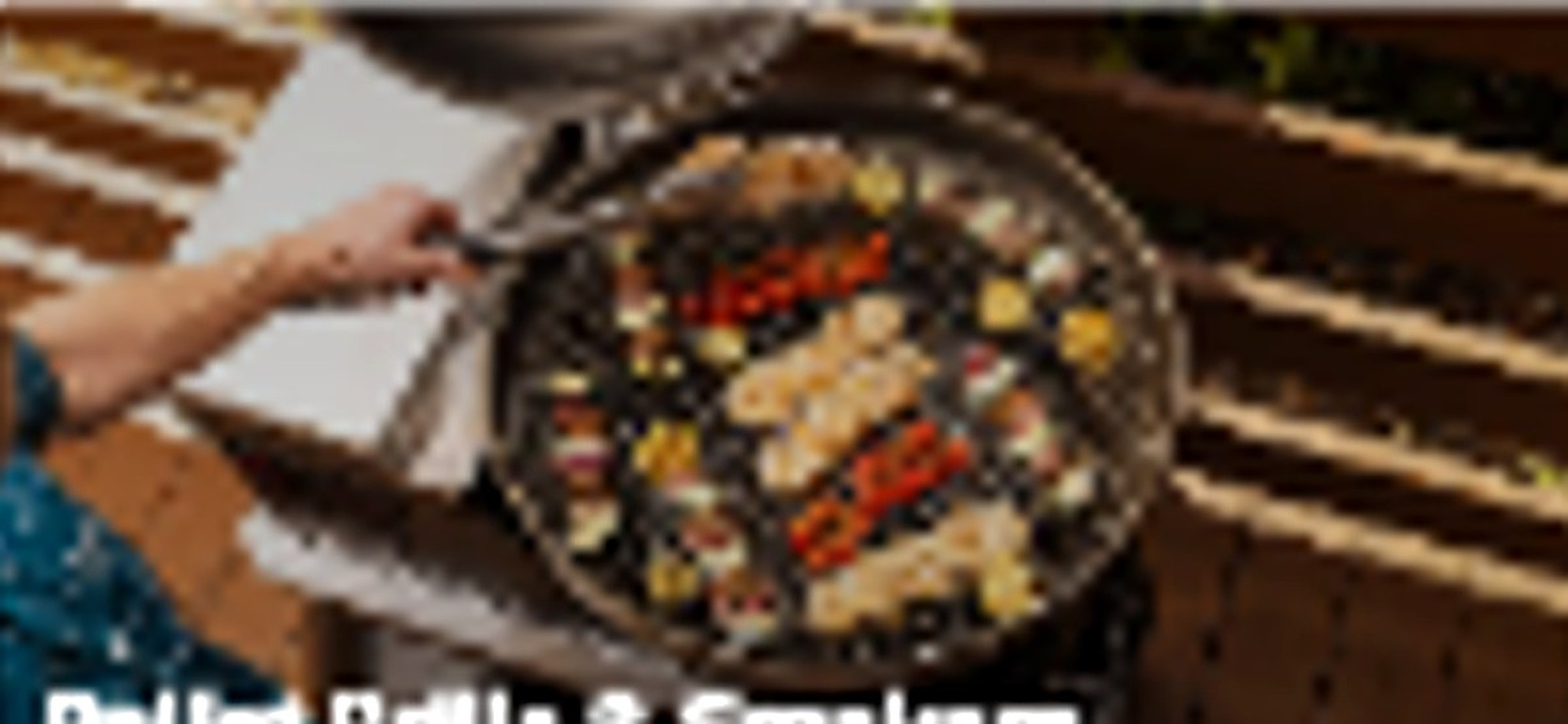 Outdoor barbecue cooking equipment