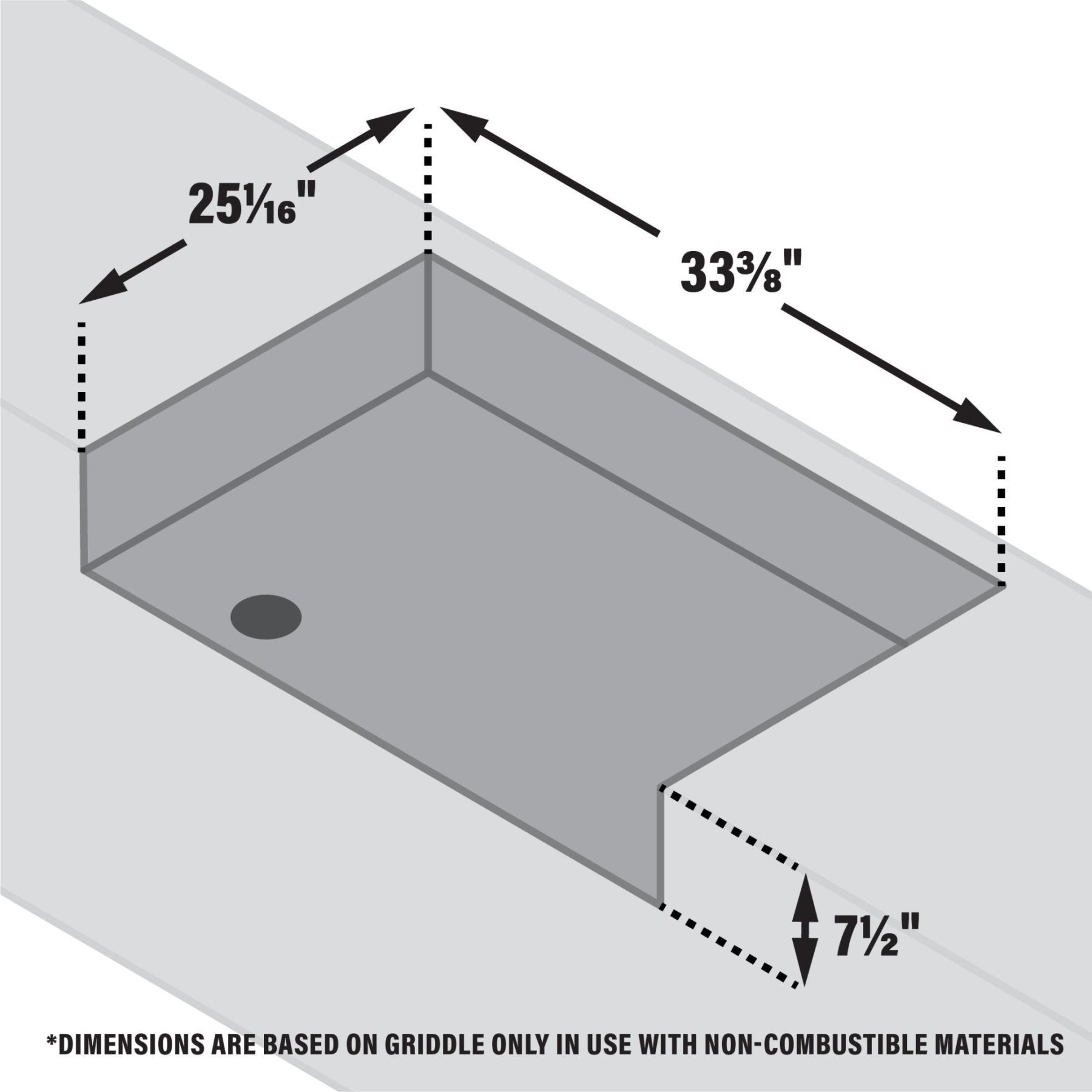 28" Drop-in Griddle with Hood (Propane) - additional product image