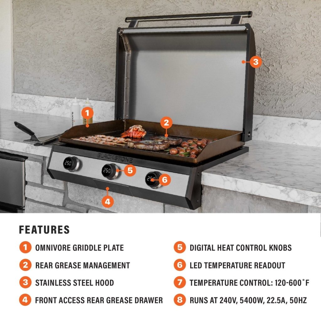 30 electric drop in griddle 3109454