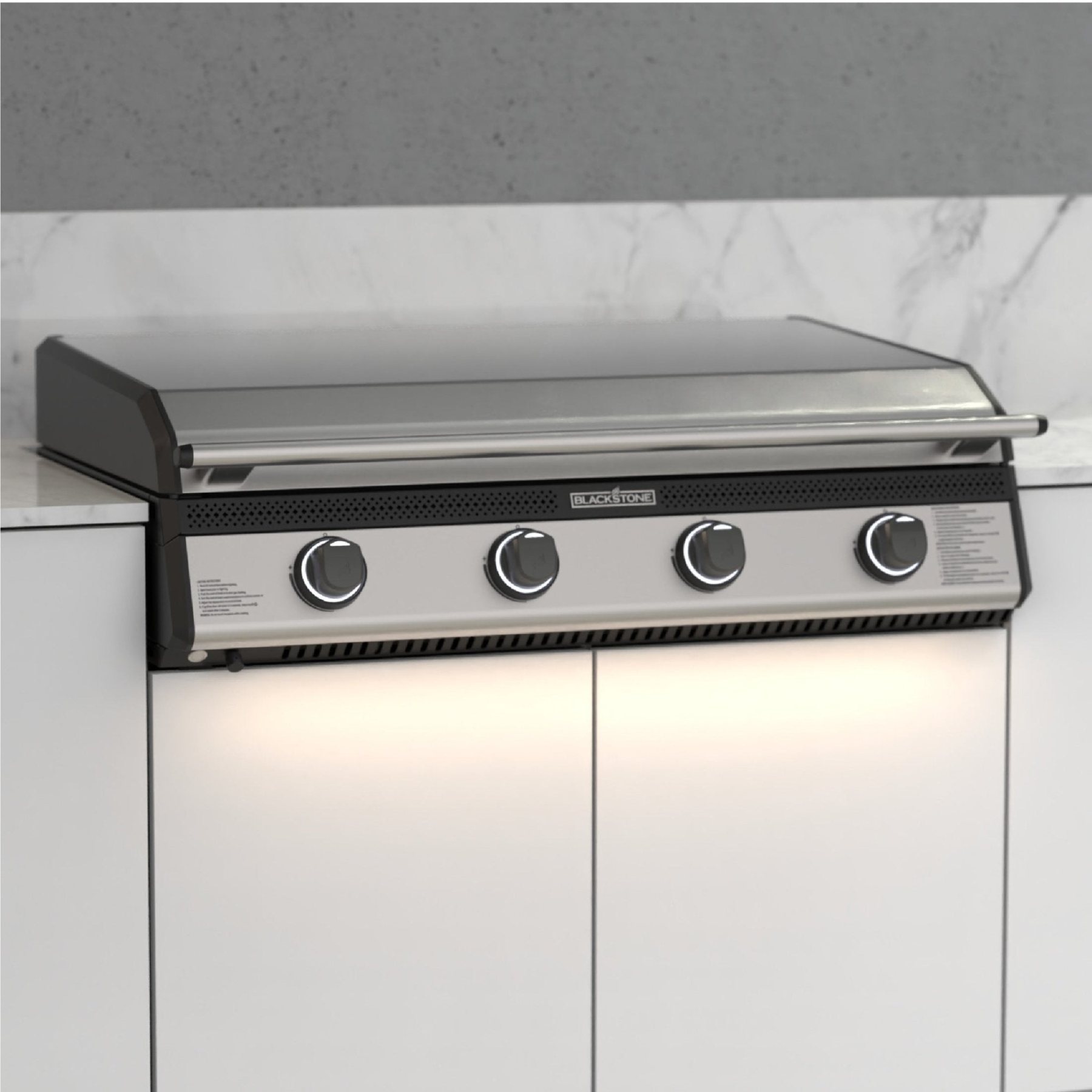 36" Drop-in Griddle with Hood (Natural Gas)