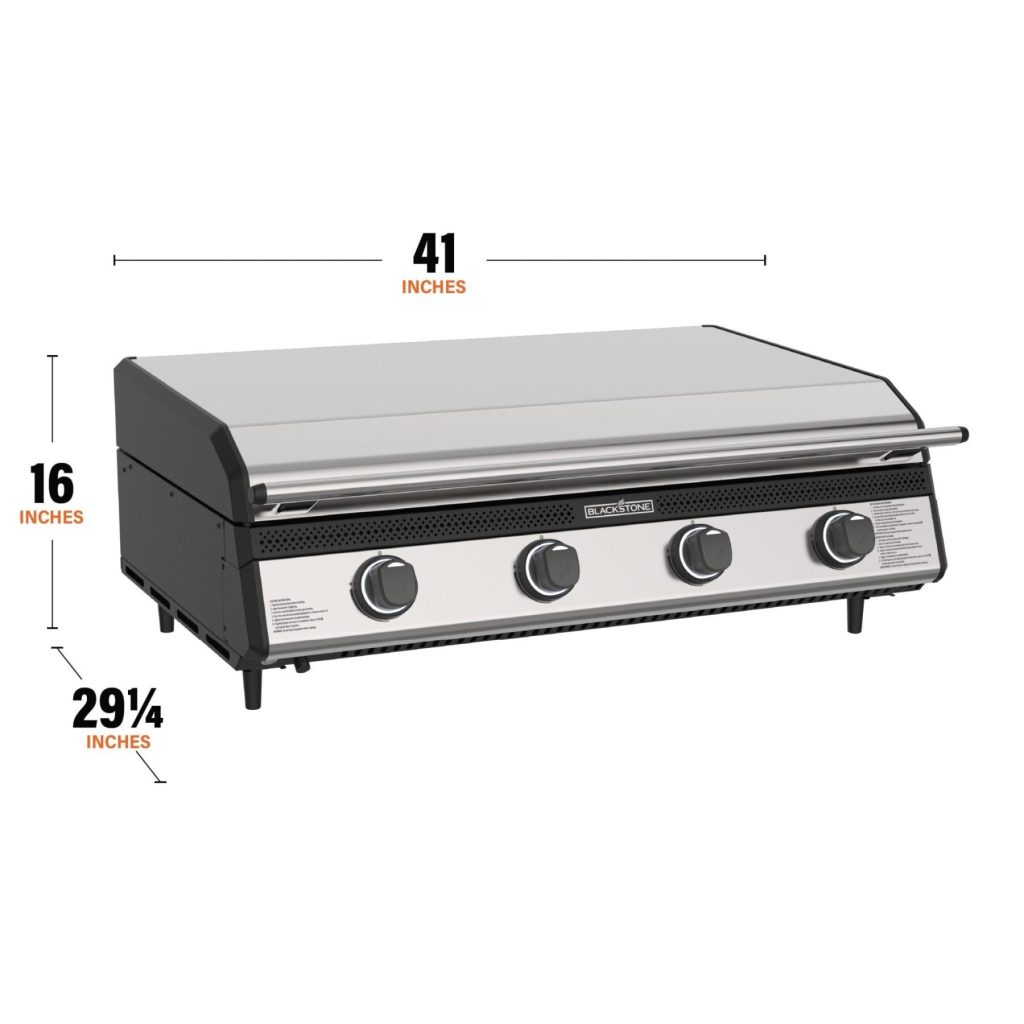36 drop in griddle with hood natural gas 9616971