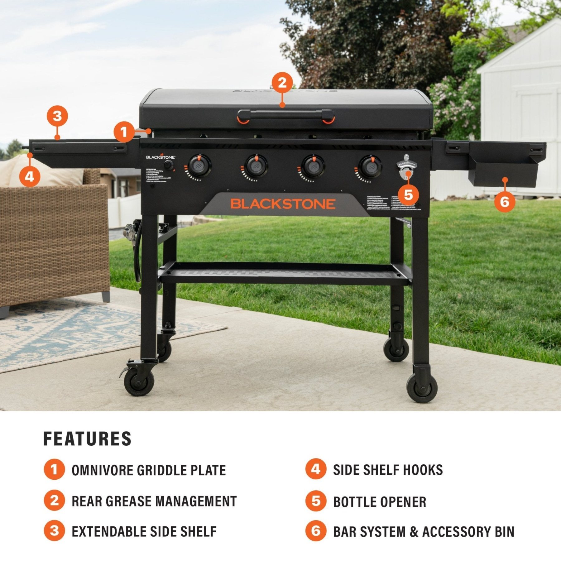 36" Griddle with Hood Bundle