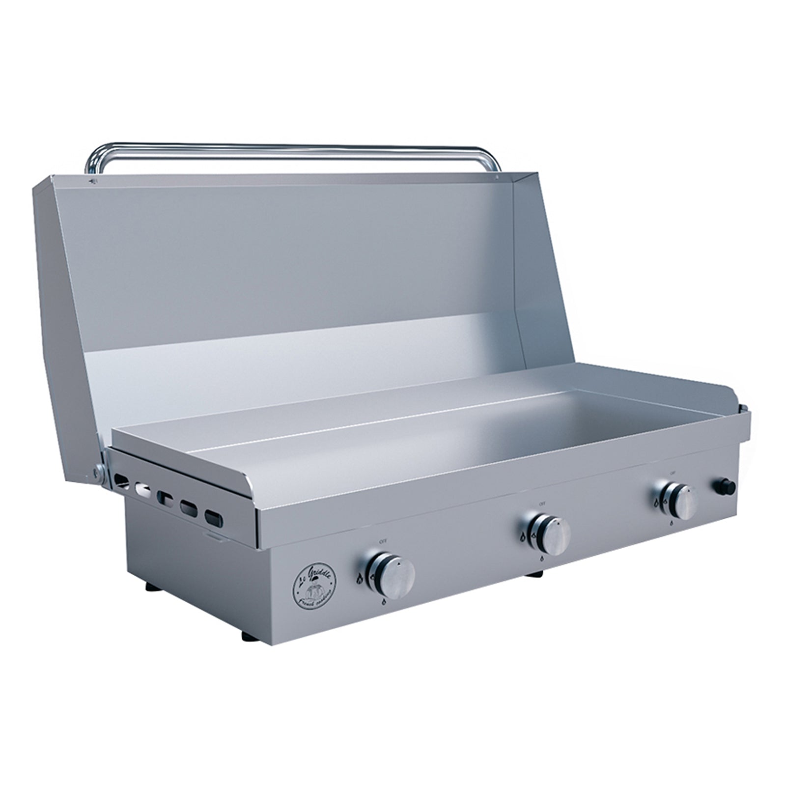 Le Griddle 41-Inch Natural Gas Built-In or Countertop 3 Burner Griddle (Lid Sold Separately) - GFE105-NG - additional product image