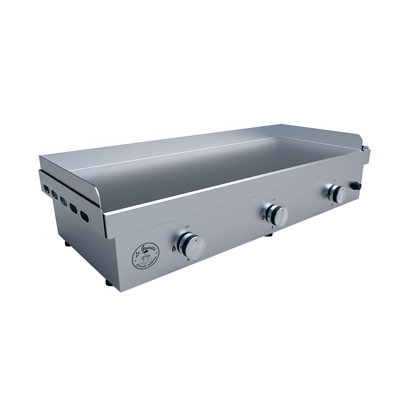 Le Griddle 41-Inch Natural Gas Built-In or Countertop 3 Burner Griddle (Lid Sold Separately) - GFE105-NG - additional product image