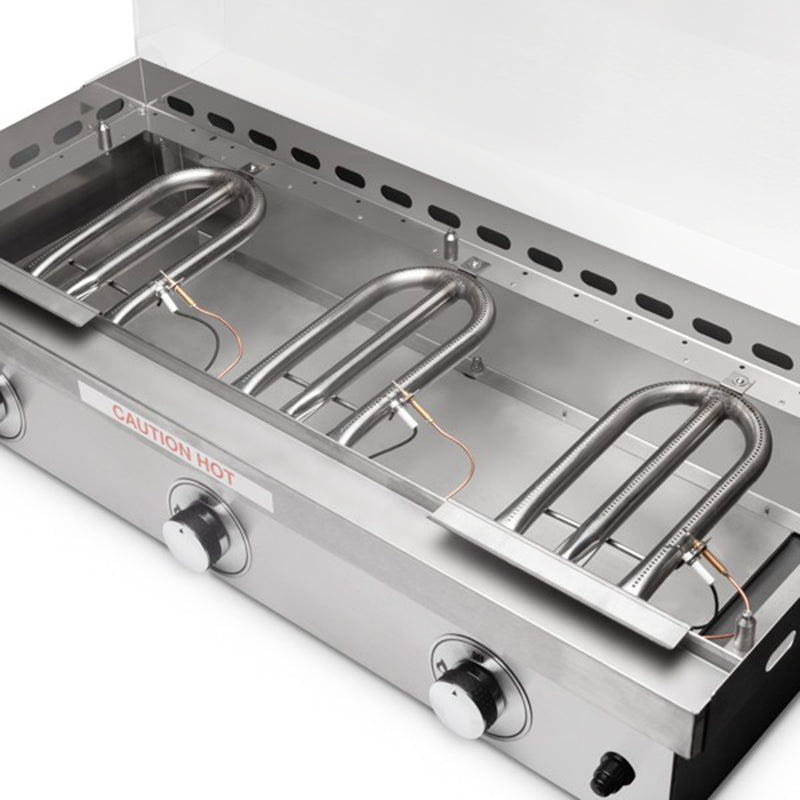 Le Griddle 41-Inch Propane Gas Built-In or Countertop 3 Burner Griddle (Lid Sold Separately) - GFE105-LP product detail