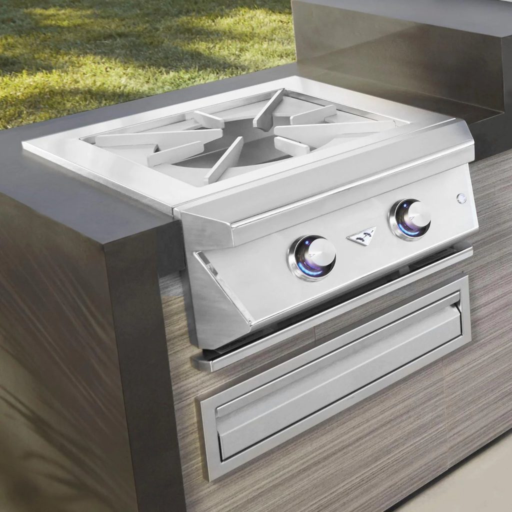 Twin Eagles 24-Inch Natural Gas Built-In Power Burner w/ Heavy Duty Grates - TEPB24HG-CN product detail