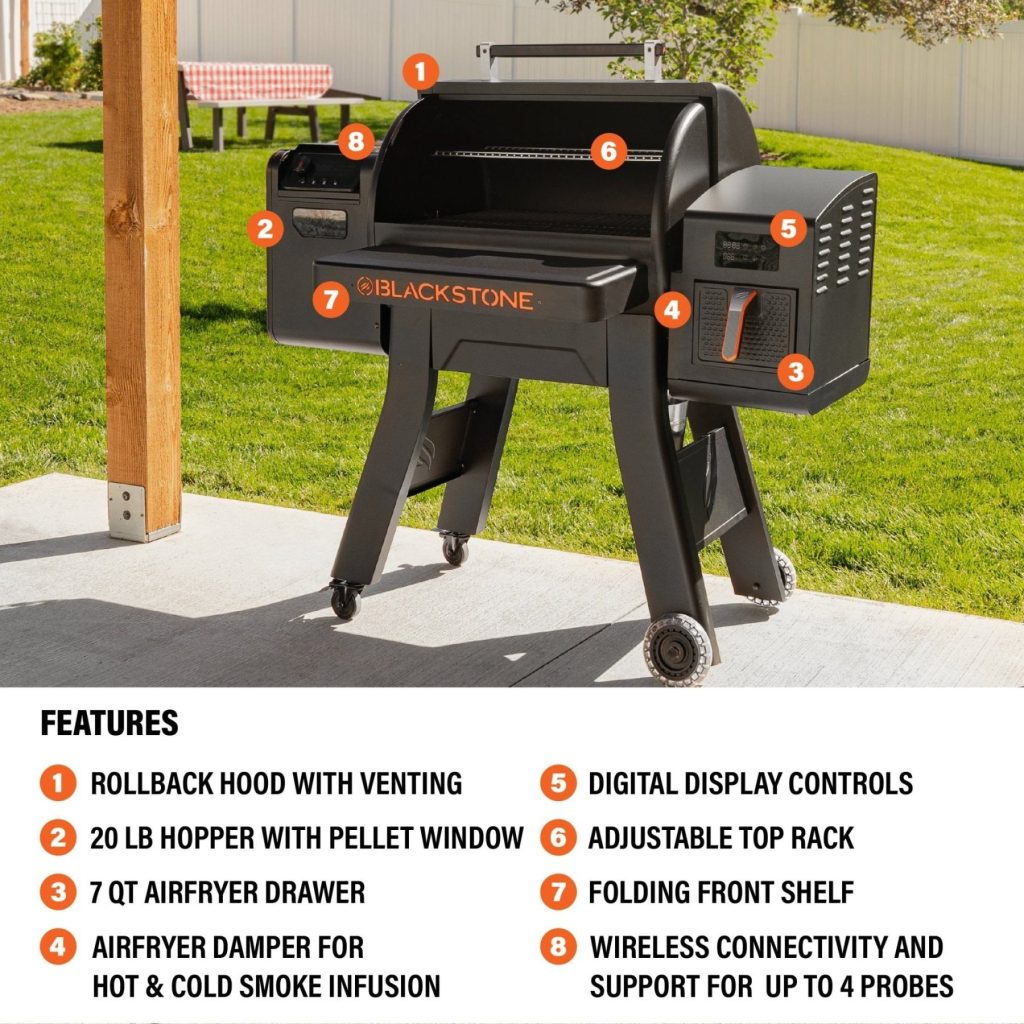 900 pellet grill airfryer combo 3992840