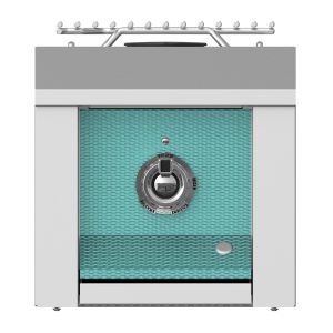 Aspire by Hestan 12-Inch Propane Gas Built-In Single Side Burner (Bora Bora Turquoise) - AEB121-LP-TQ