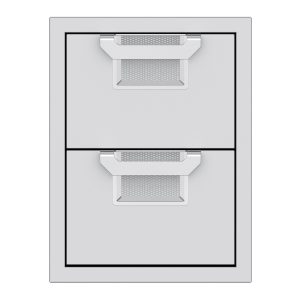 Aspire by Hestan 16-Inch Double Storage Drawers (Stainless Steel ) - AEDR16