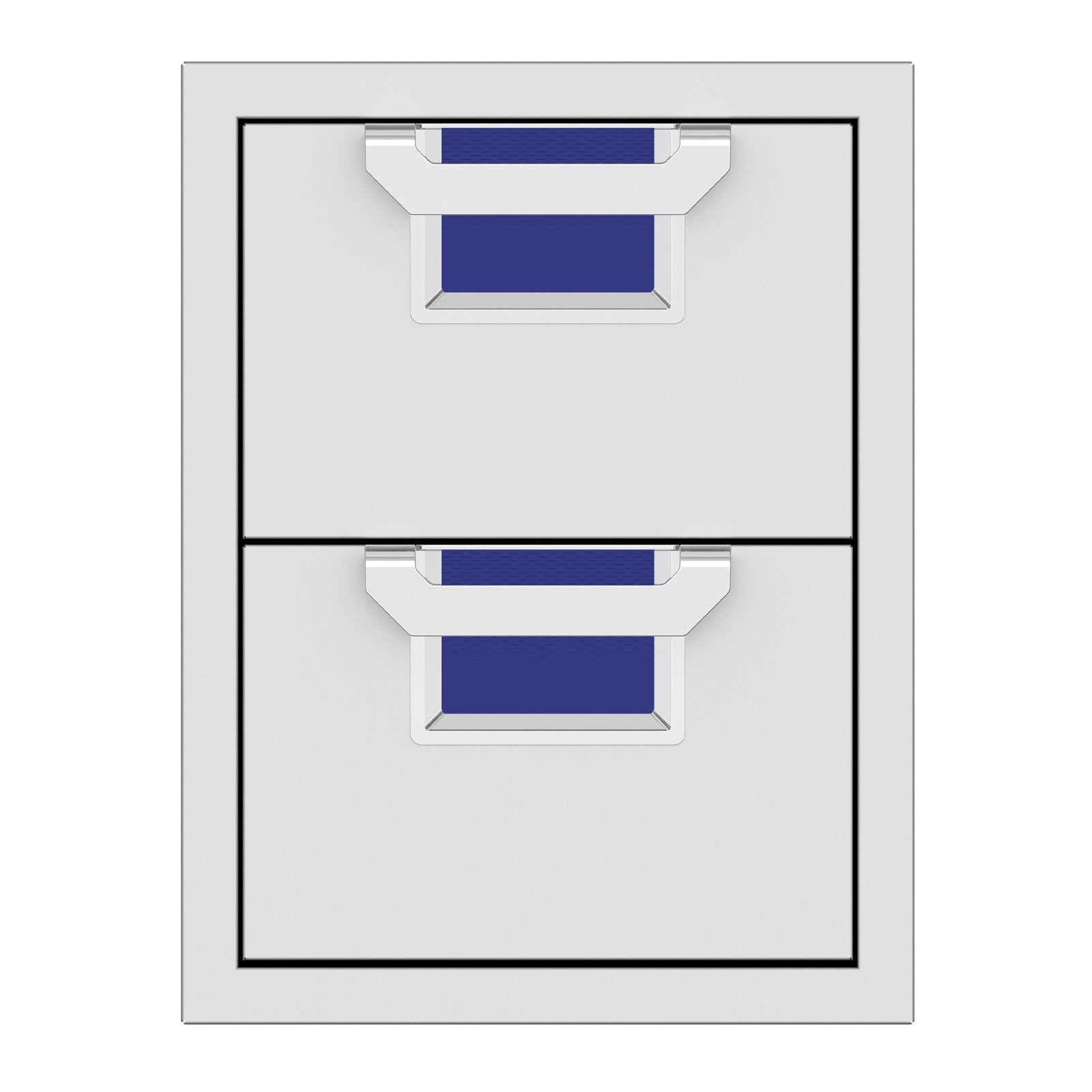 Aspire by Hestan 16-Inch Double Storage Drawers (Prince Blue) - AEDR16-BU