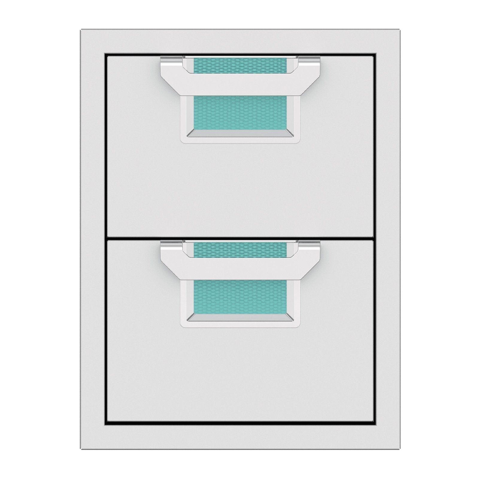 Aspire by Hestan 16-Inch Double Storage Drawers (Bora Bora Turquoise) - AEDR16-TQ
