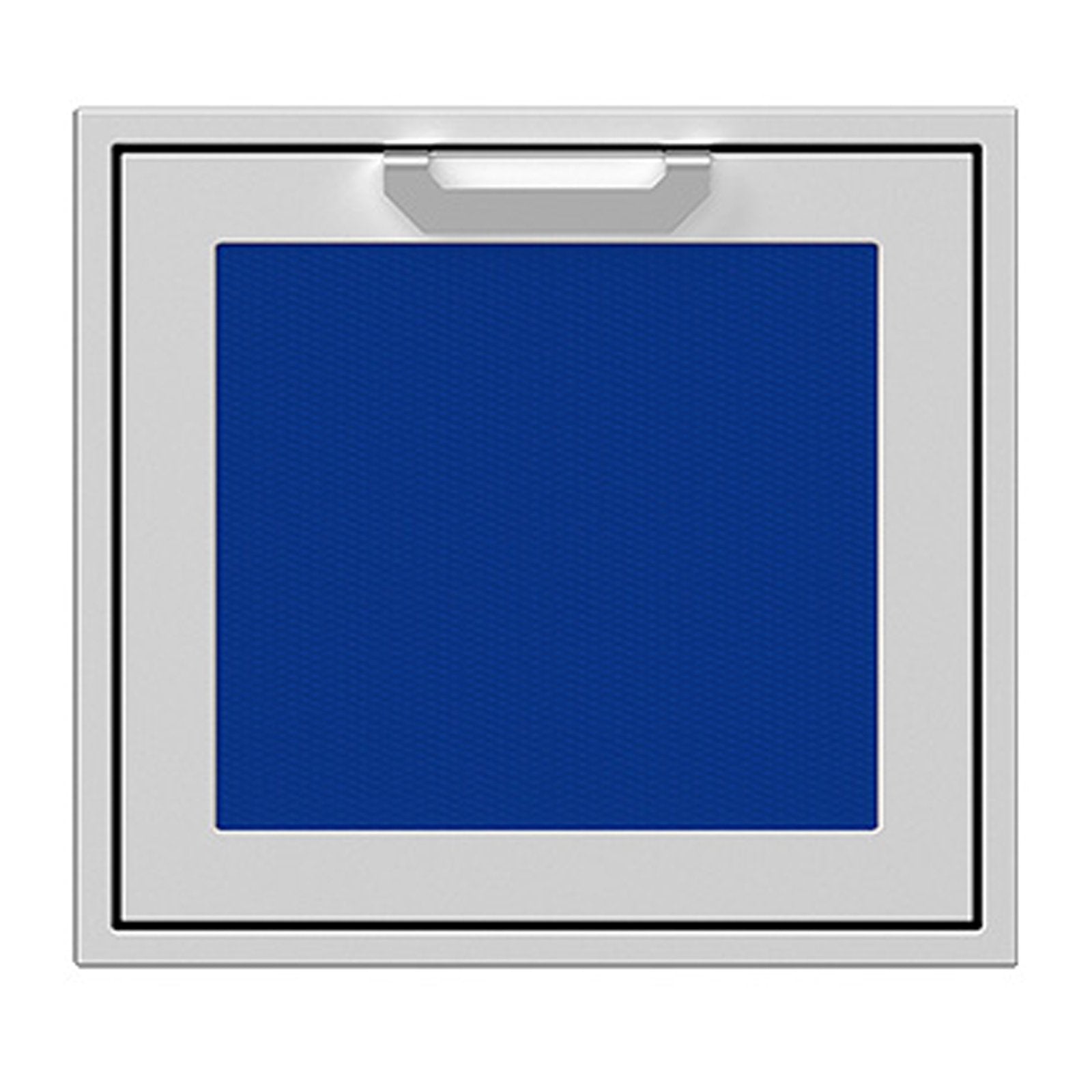 Hestan 24-Inch Single Access Door w/ Recessed Marquise Accented Panel (Left Hinge) in Blue - AGADL24-BU