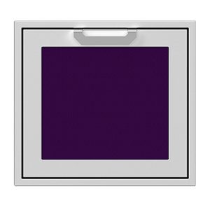 Hestan 24-Inch Single Access Door w/ Recessed Marquise Accented Panel (Right Hinge) in Purple - AGADR24-PP