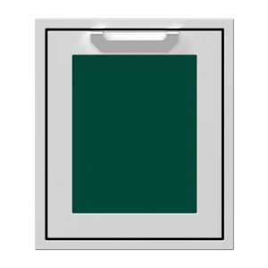 Hestan 18-Inch Single Access Door w/ Recessed Marquise Accented Panel (Right Hinge) in Green - AGADR18-GR