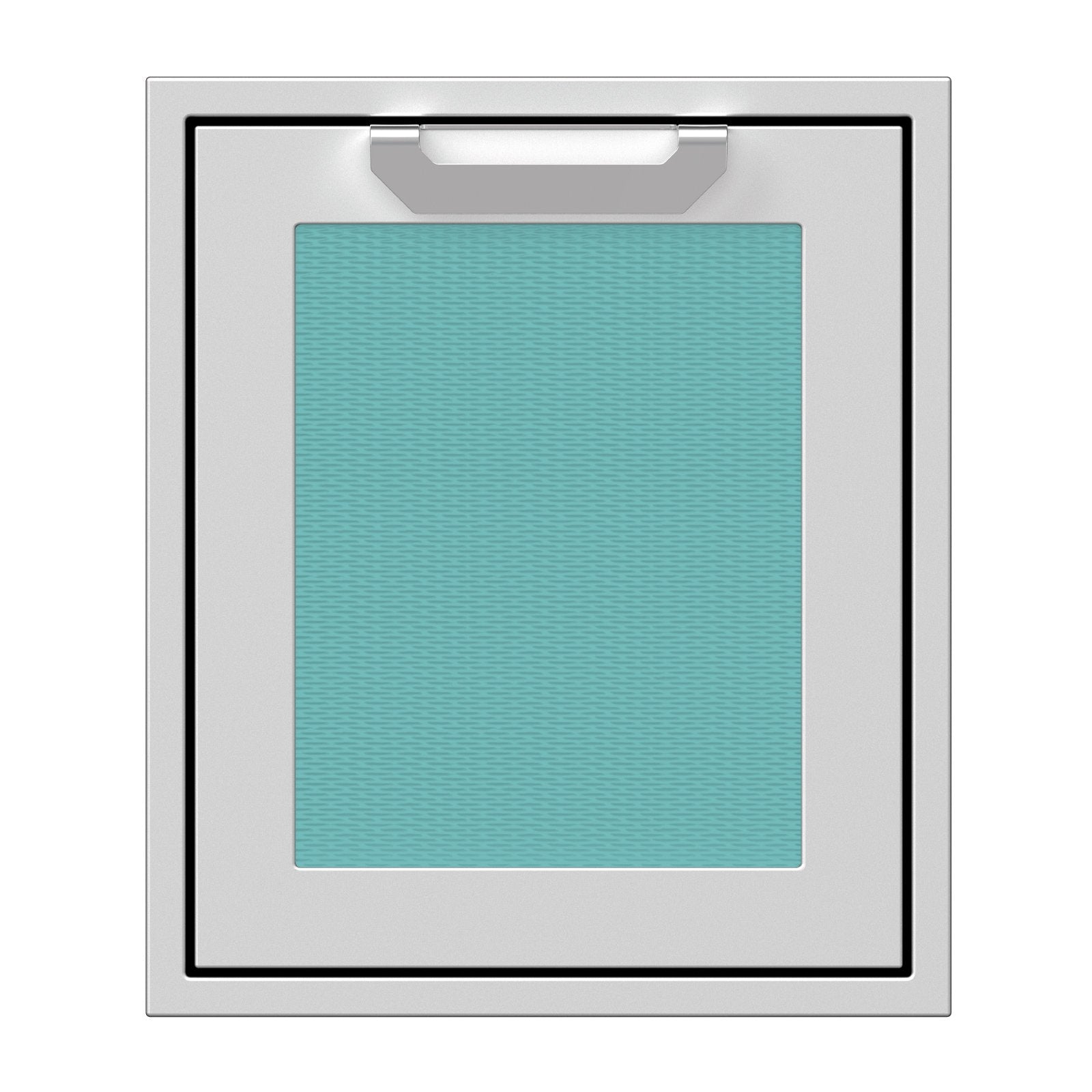 Hestan 18-Inch Single Access Door w/ Recessed Marquise Accented Panel (Left Hinge) in Turquoise - AGADL18-TQ