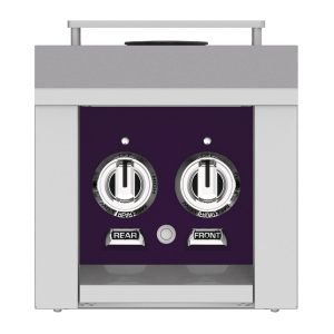 Hestan 12-Inch Propane Gas Built-In/Cart Mounted Double Side Burner in Purple - AGB122-LP-PP