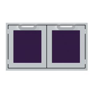 Hestan 36-Inch Double Door Sealed Pantry Storage w/ Recessed Marquise Accented Panels in Purple - AGLP36-PP