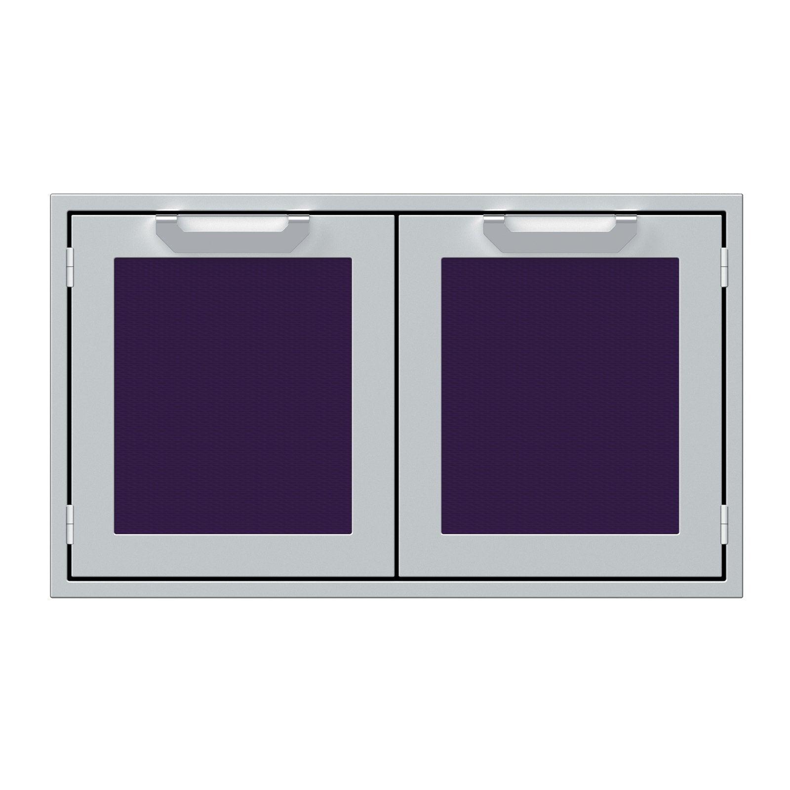 Hestan 36-Inch Double Door Sealed Pantry Storage w/ Recessed Marquise Accented Panels in Purple - AGLP36-PP