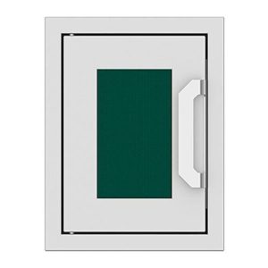 Hestan 16-Inch Paper Towel Dispenser w/ Recessed Marquise Accent Panel in Green - AGPTD16-GR