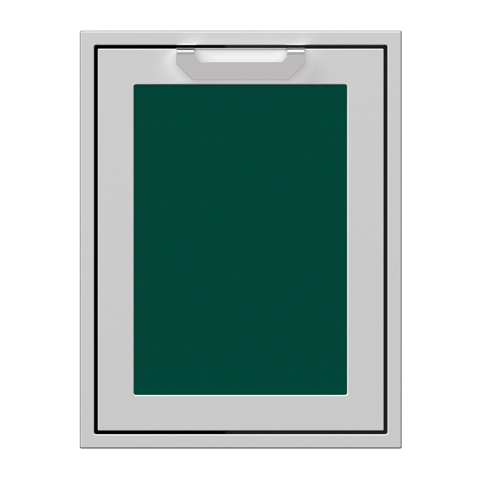 Hestan 20-Inch Trash and Recycle Center Storage Drawer w/ Recessed Marquise Accent Panel in Green - AGTRC20-GR