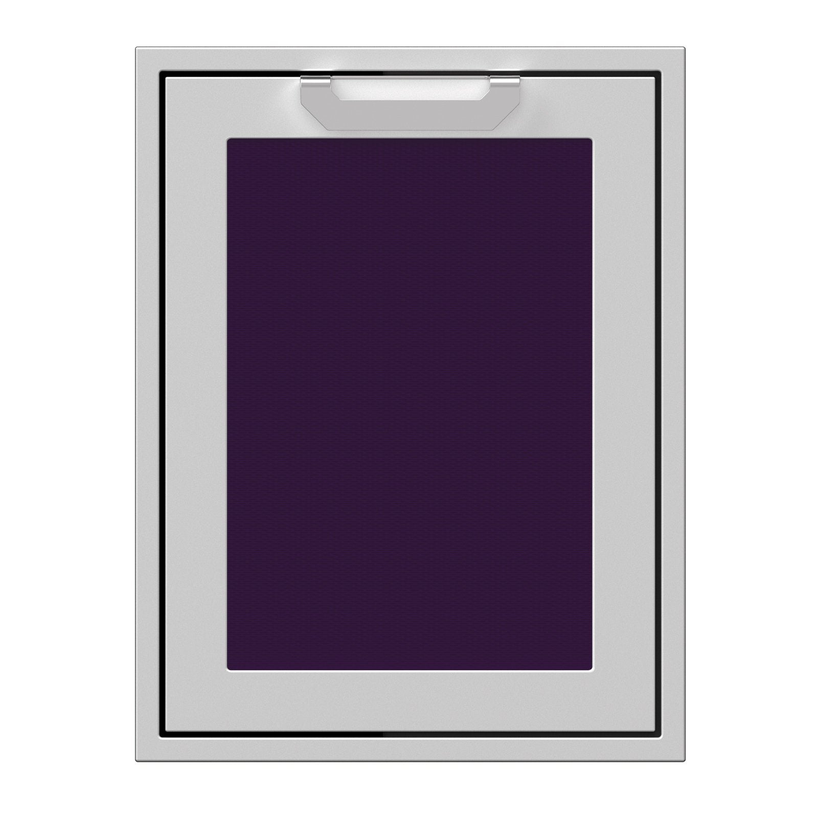 Hestan 20-Inch Trash and Recycle Center Storage Drawer w/ Recessed Marquise Accent Panel in Purple - AGTRC20-PP