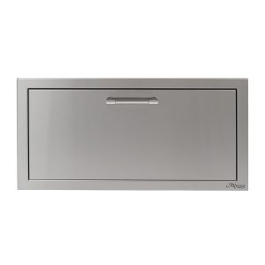 Alfresco 30-Inch Versapower Stainless Steel Soft Close Storage Drawer - AXE-30DR-SC