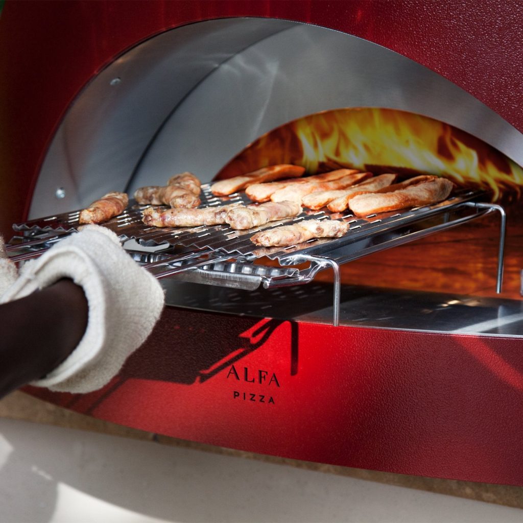 Alfa Allegro 39-Inch Wood Fired Countertop Pizza Oven (Antique Red) - FXALLE-LROA-T product detail