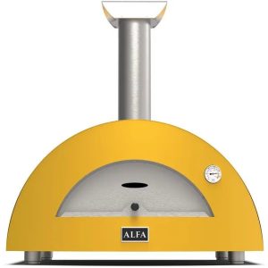 Alfa Moderno 2 Pizze Wood - Fired Pizza Oven - Fire Yellow - FXMD-2P-LGIA