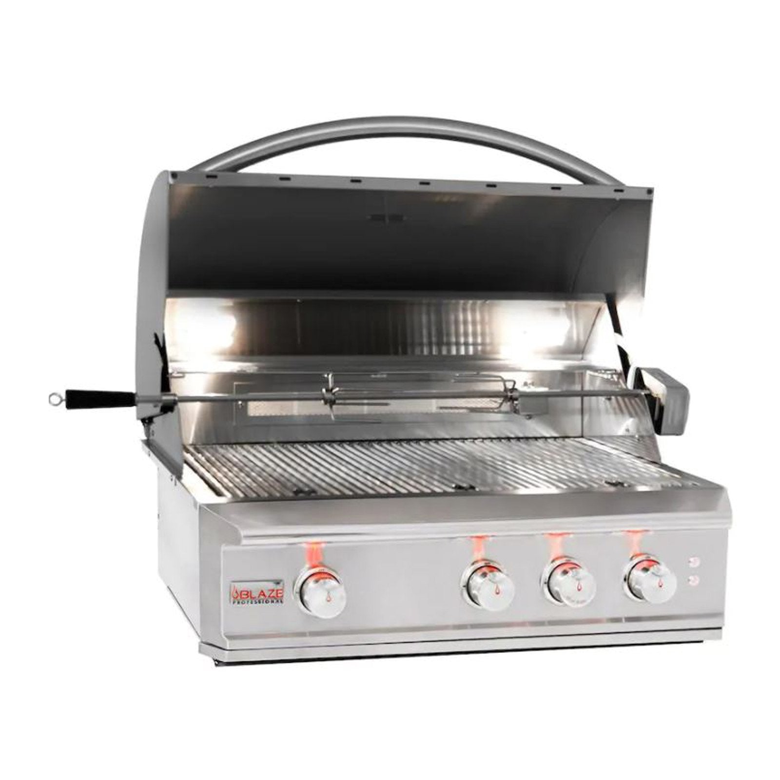 Blaze Professional LUX 34-Inch 3 Burner Built-In Gas Grill With Rear Infrared Burner (Natural Gas)