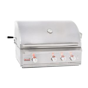 Blaze Professional LUX 34-Inch 3 Burner Built-In Gas Grill With Rear Infrared Burner (Natural Gas)