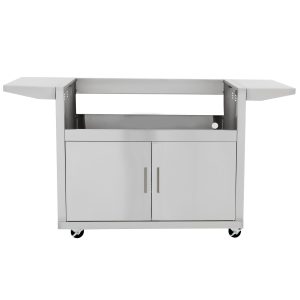 Blaze Stainless Steel Grill Cart with Two Access Doors for 40-Inch Grills - BLZ-5-CART-SC