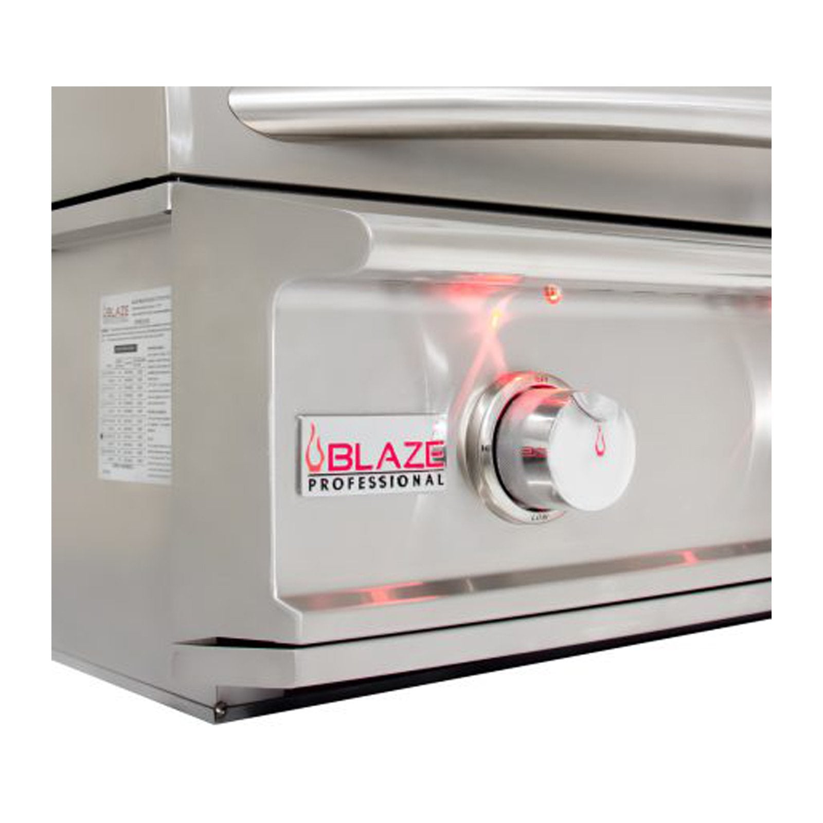 Blaze Professional LUX 34-Inch 3 Burner Built-In Gas Grill With Rear Infrared Burner (Natural Gas)