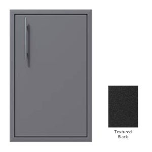 Canyon Series 18"w by 29"h Single Door Enclosure w/ Adj. Shelf (Right Hinge) In Textured Black - CAN001-F01-RghtHng-TexturedBlack