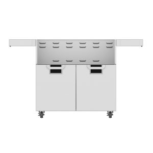 Aspire by Hestan 36-Inch Double Door Cart (Black) - ECD36-BK