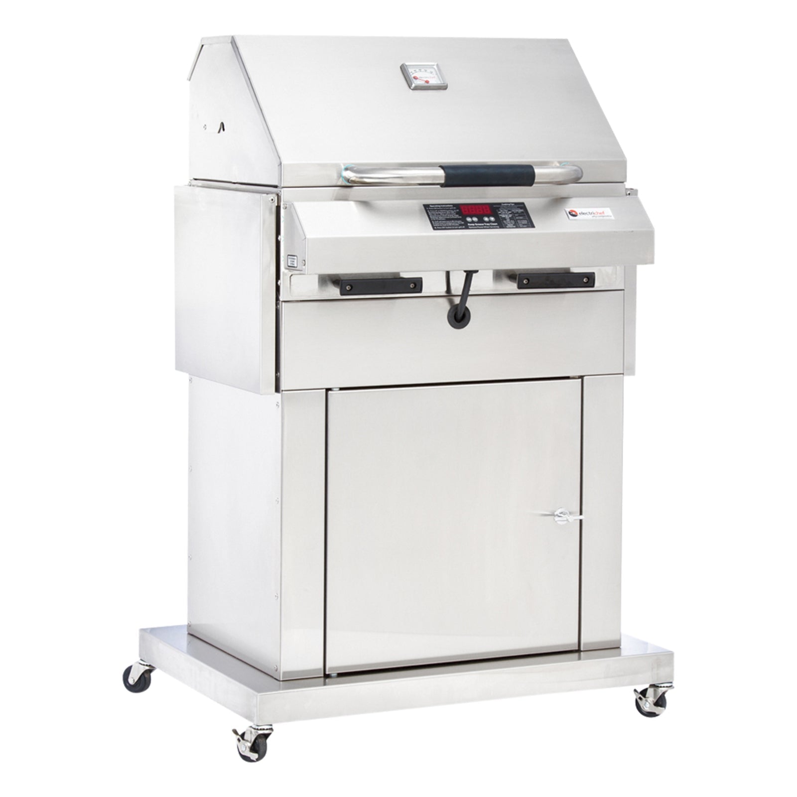 Electri-Chef Emerald 24-Inch 3520 Volt Electric Freestanding Grill On Cart - 4400-EC-336-CB-24