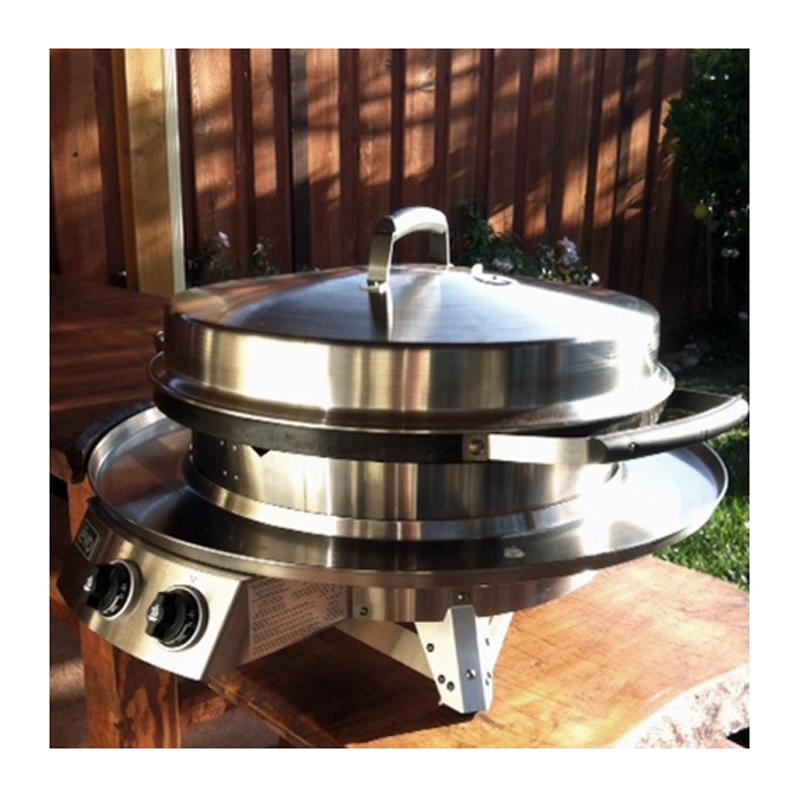 Evo Professional 30-Inch Propane Gas Tabletop Grill w/ Seasoned Cooksurface (Fully Assembled) - 10-0021-LP product detail