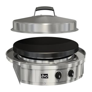 Evo Affinity 25G 25-Inch Propane Gas Drop-In Grill w/ Seasoned Cooksurface (Fully Assembled For Outdoor Use) - 10-0095-LP