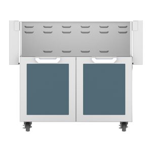 Hestan 36-Inch Double Door Grill Cart in Dark Gray - GCD36-GG
