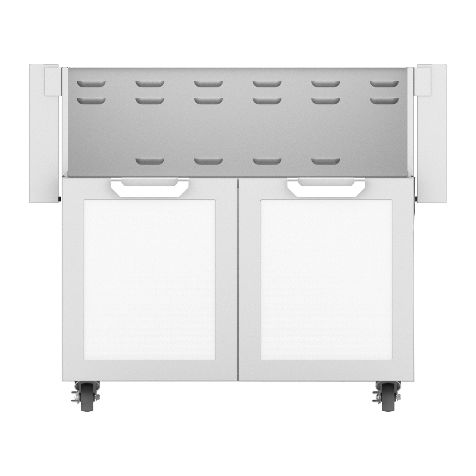 Hestan 36-Inch Double Door Grill Cart in White - GCD36-WH