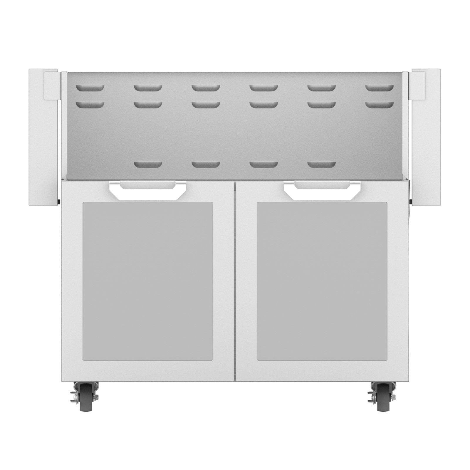 Hestan 36-Inch Double Door Grill Cart in Stainless Steel - GCD36