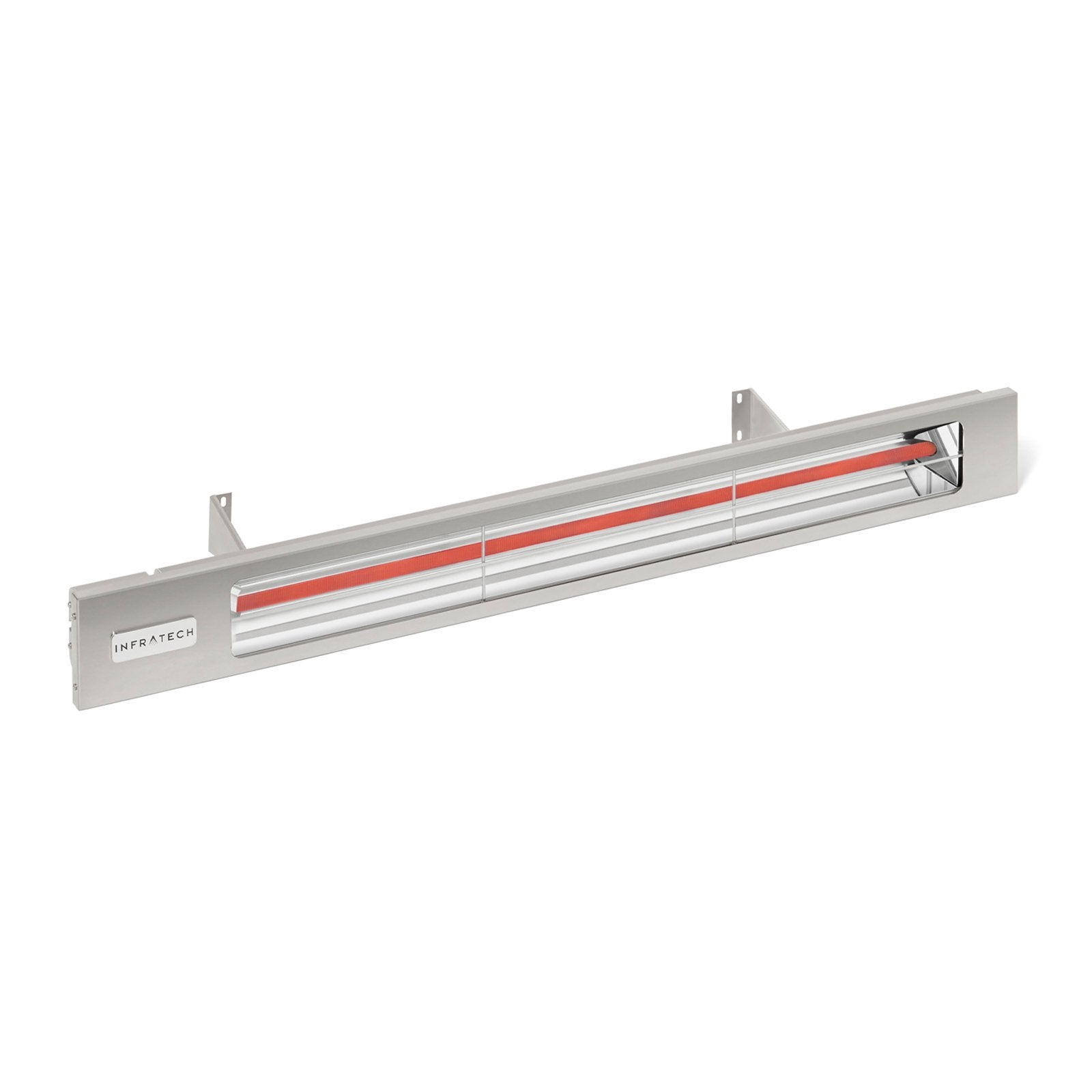 Infratech Slimline 63.5-Inch Single Element 208 Volt, 4000 Watt, 16.7 Amp Outdoor Heater in Silver - SL4028SV