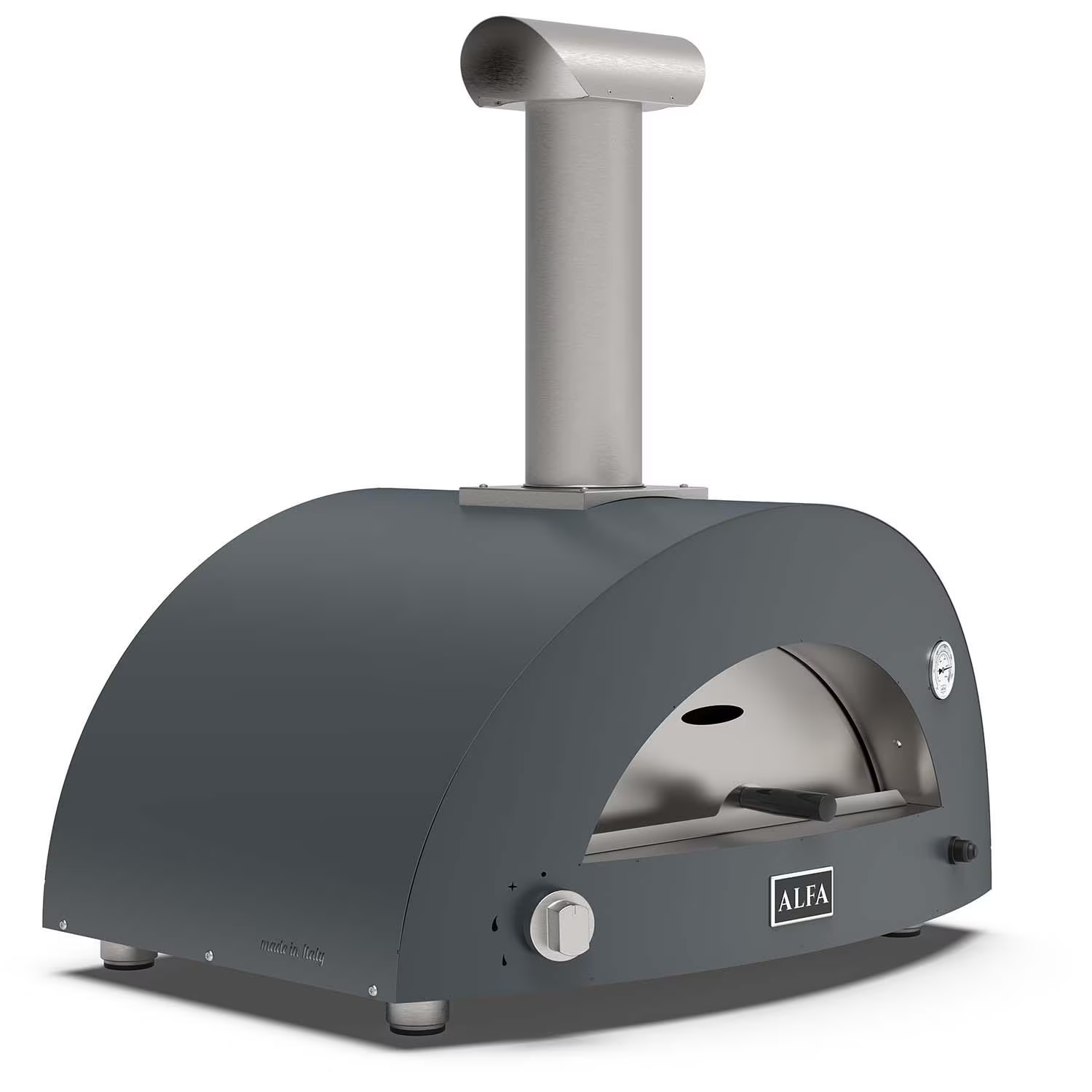 Alfa Moderno 2 Pizze Propane Gas Pizza Oven - Anthracite Grey - FXMD-2P-GGRIA-U