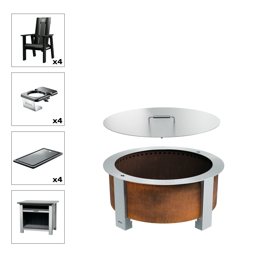 Patio Bundle X30 Corten Black