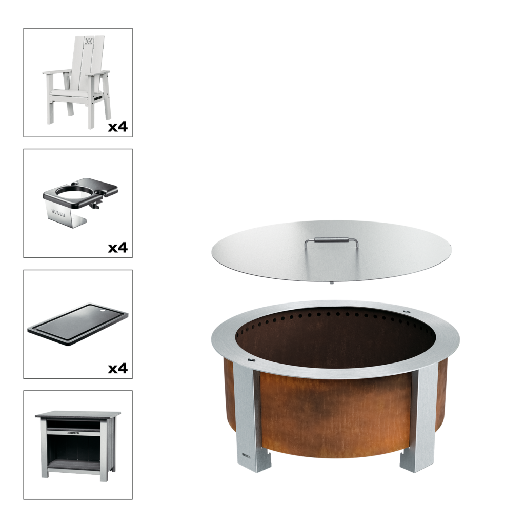 Patio Bundle X30 Corten White