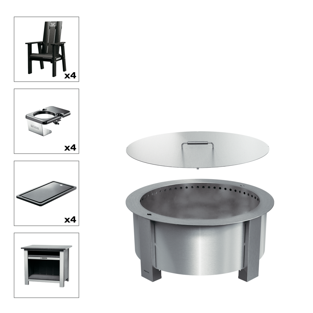 Patio Bundle X30 Stainless Black