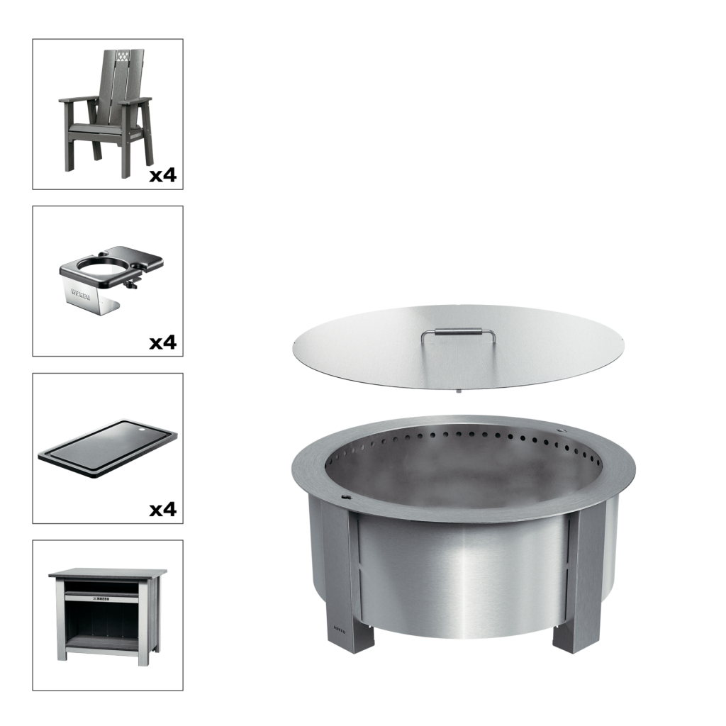 Patio Bundle X30 Stainless Gray