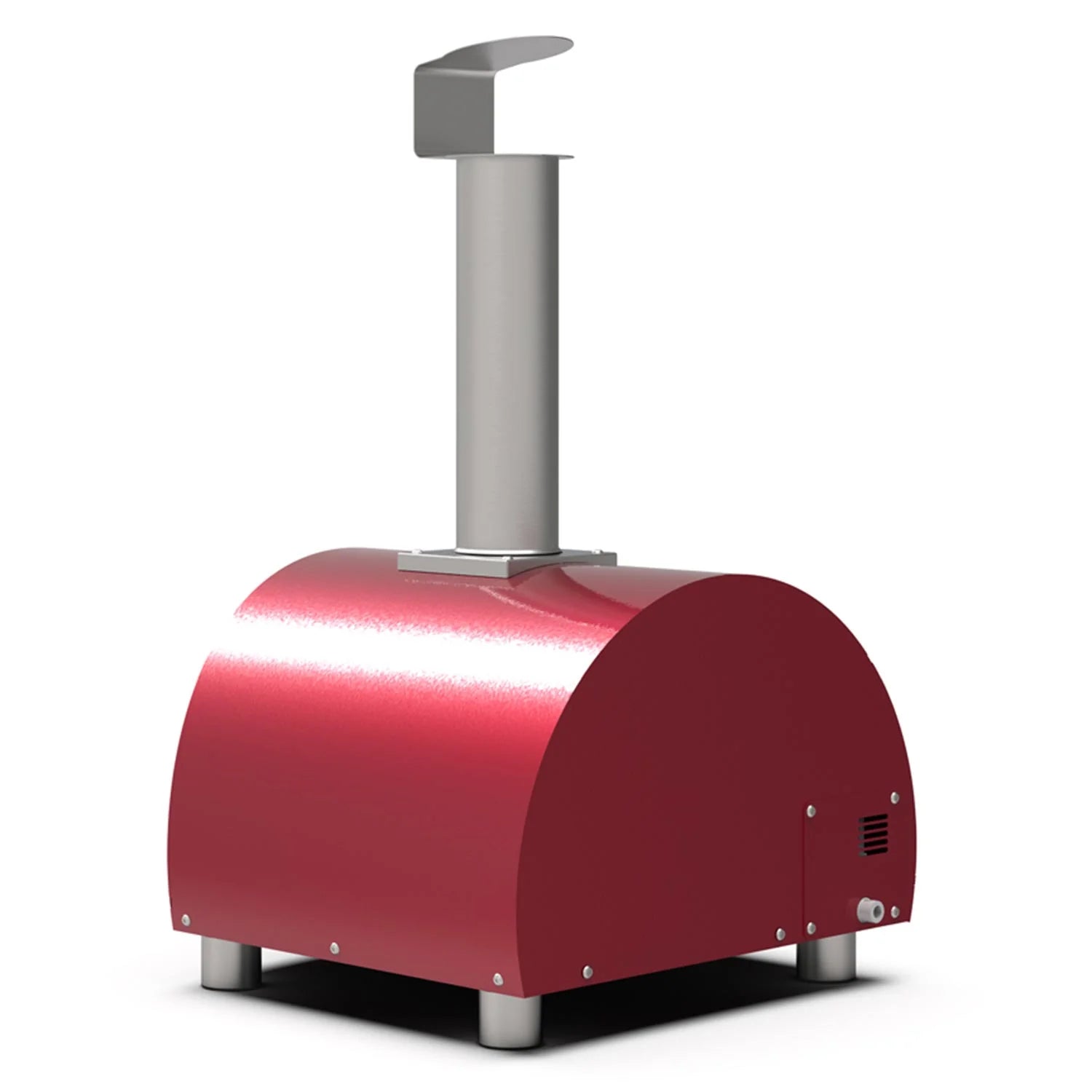 Alfa Moderno Portable Propane Pizza Oven - Antique Red -FXMD-PTPB-GROA-U