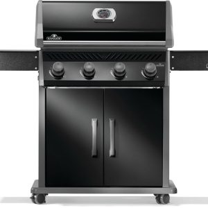 Napoleon Rogue 525 NG Grill, Black with cast iron grates