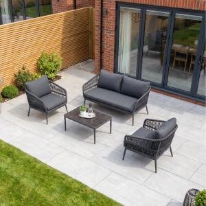 Rhea 2 Seat Sofa Set in Grey
